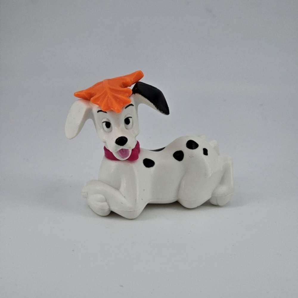 1996 Disney 101‎ Dalmatians Puppy With Leaf On Head McDonald's Toy Vintage